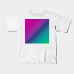 Diagonal Ombre Pink Kids T-Shirt